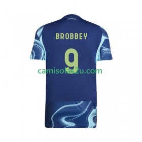 Camisolas de futebol AFC Ajax Brian Brobbey 9 Equipamento Alternativa 2025/26 Manga Curta
